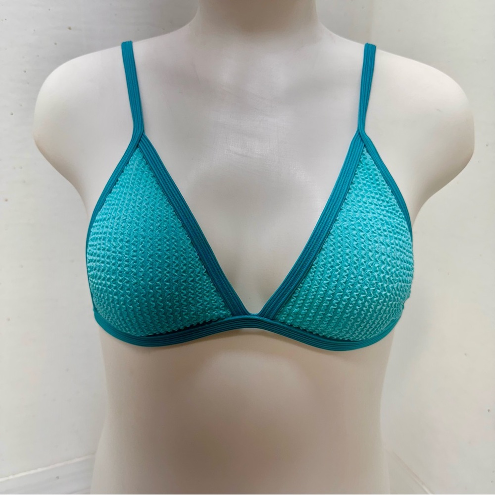 SHEIN bright blue bikini top